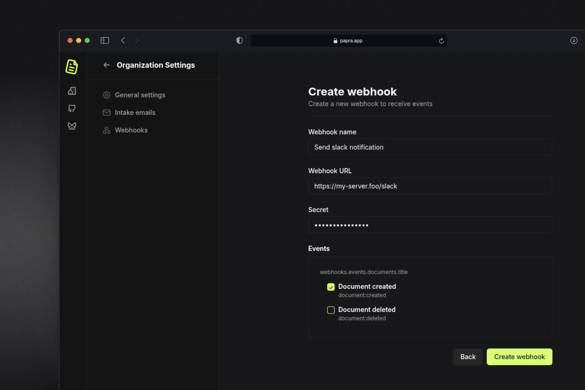 Webhooks
